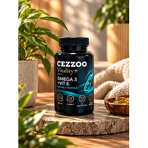 CEZZOO Vitality+ Omega3 + Vit E 60 softgels (Omega 3 + vitamín E) CEZZOO Vitality+ Omega3 + Vit E 60 softgels (Omega 3 + vitamín E)
