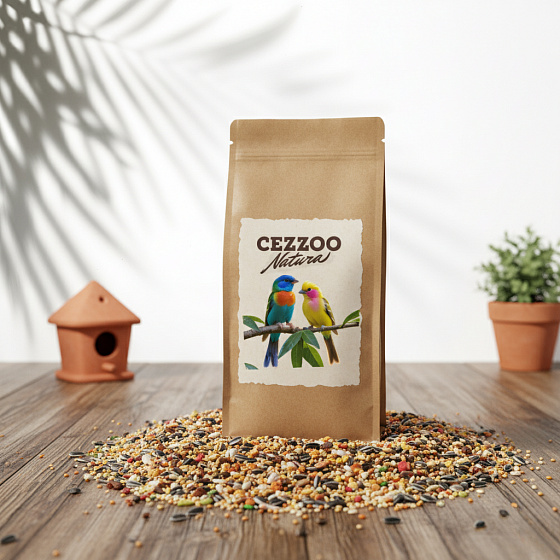 CEZZOO Natura Premium Malý a stredný papagáj 15 kg