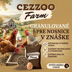 CEZZOO FARM krmivo pre nosnice granulované 25kg